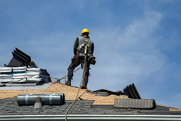 Professional Roof Replacement technician working in Wing, ND